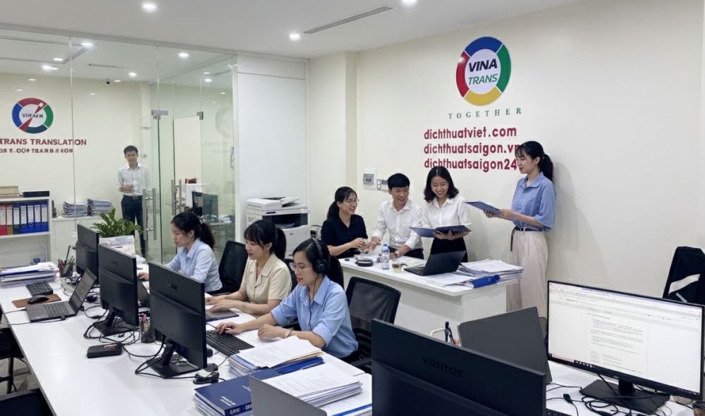 Văn phòng dịch thuật Việt - VINATRANS tại Hồ Chí Minh