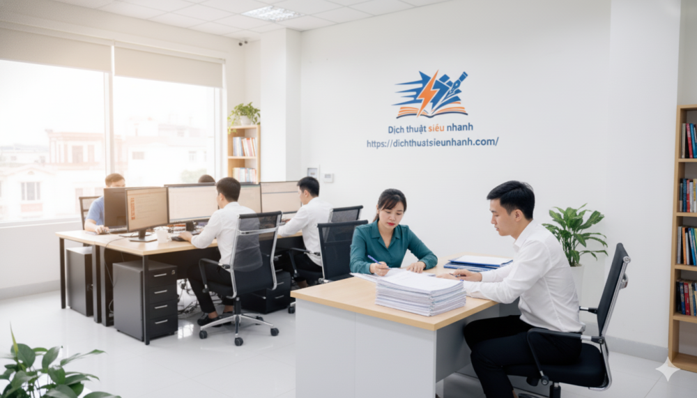 Dịch thuật Siêu Nhanh là đơn vị cung cấp dịch vụ dịch thuật công chứng chuyên nghiệp tại Xã Mường Ảng